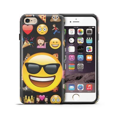 Tough mobilskal till Apple iPhone 6(S) Plus - Emoji