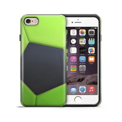 Tough mobilskal till Apple iPhone 6(S) Plus - Fotboll - Grön