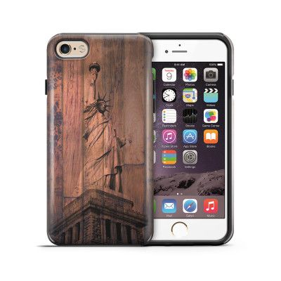 Tough mobilskal till Apple iPhone 6(S) Plus - Frihetsgudinnan trä