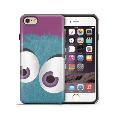 Tough mobilskal till Apple iPhone 6(S) Plus - Fuzzy monster - Blå