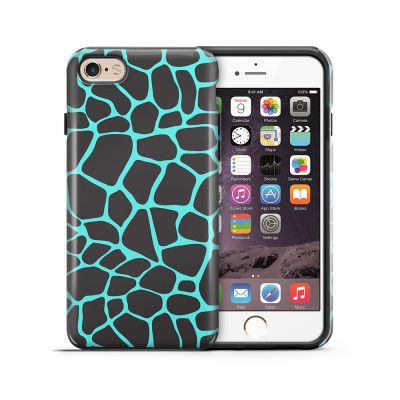 Tough mobilskal till Apple iPhone 6(S) Plus - Gepard - Neonblå