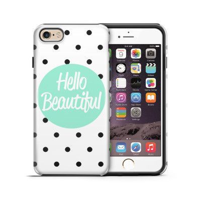 Tough mobilskal till Apple iPhone 6(S) Plus - Hello Beautiful - Turkos