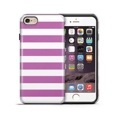 Tough mobilskal till Apple iPhone 6(S) Plus - Linjer - Lila