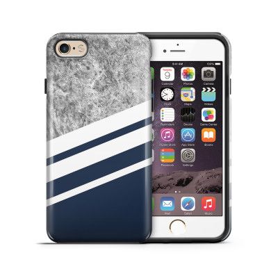 Tough mobilskal till Apple iPhone 6(S) Plus - Marble Navy