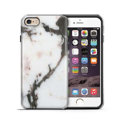 Tough mobilskal till Apple iPhone 6(S) Plus - Marble - Vit