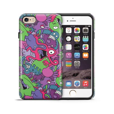Tough mobilskal till Apple iPhone 6(S) Plus - Monster collage
