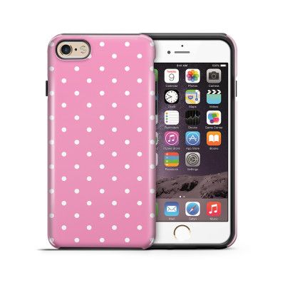 Tough mobilskal till Apple iPhone 6(S) Plus - Polka - Lila