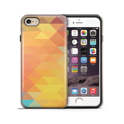 Tough mobilskal till Apple iPhone 6(S) Plus - Polygon - Gul