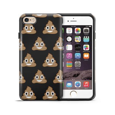 Tough mobilskal till Apple iPhone 6(S) Plus - Poop Emoji