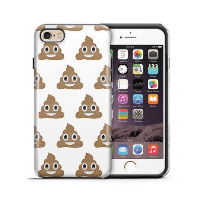 Tough mobilskal till Apple iPhone 6(S) Plus - Poop Emoji