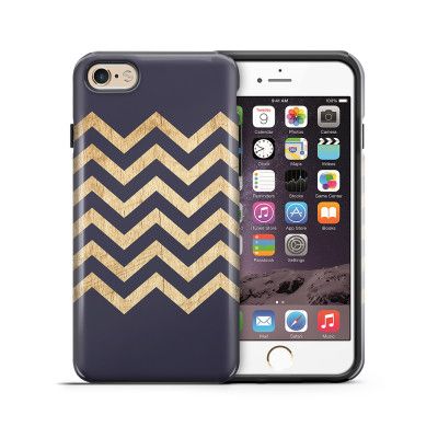 Tough mobilskal till Apple iPhone 6(S) Plus - Ränder - Wood