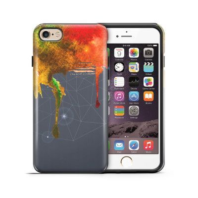 Tough mobilskal till Apple iPhone 6(S) Plus - Rinnande färg - Spektrum