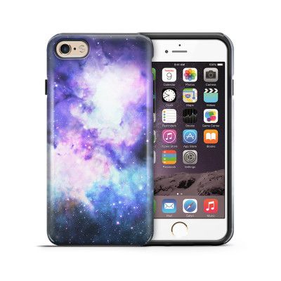 Tough mobilskal till Apple iPhone 6(S) Plus - Rymden - Lila/Blå