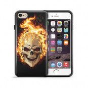 Tough mobilskal till Apple iPhone 6(S) Plus - Skull on fire