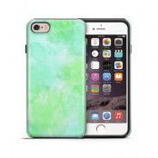 Tough mobilskal till Apple iPhone 6(S) Plus - Vattenfärg - Grön