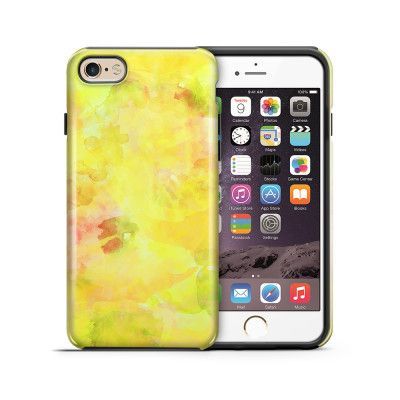 Tough mobilskal till Apple iPhone 6(S) Plus - Vattenfärg - Gul