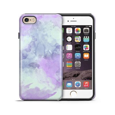Tough mobilskal till Apple iPhone 6(S) Plus - Vattenfärg - Lila