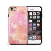 Tough mobilskal till Apple iPhone 6(S) Plus - Vattenfärg - Rosa