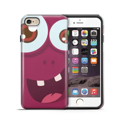 Tough mobilskal till Apple iPhone 6(S) Plus - Vinrött monster