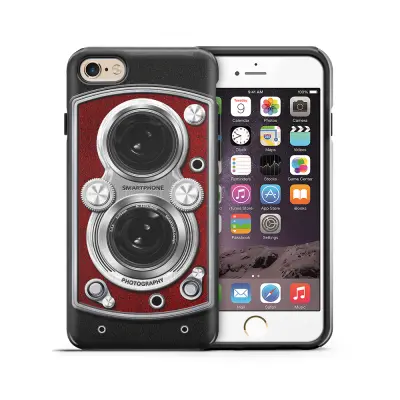 Tough mobilskal till Apple iPhone 6(S) Plus - Vintage Camera Red
