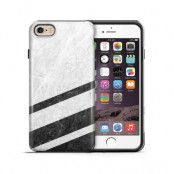 Tough mobilskal till Apple iPhone 6(S) Plus - White Striped Marble