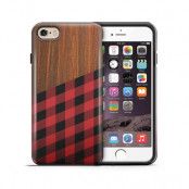 Tough mobilskal till Apple iPhone 6(S) Plus - Wooden Lumberjack B