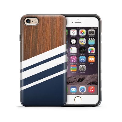 Tough mobilskal till Apple iPhone 6(S) Plus - Wooden Navy B