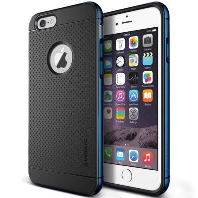 Verus Iron Shield Aluminum Metal Frame Skal till Apple iPhone 6(S) Plus (Blå)