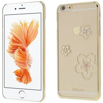 X-Fitted Swarovski Blossom (iPhone 6(S) Plus) - Silver