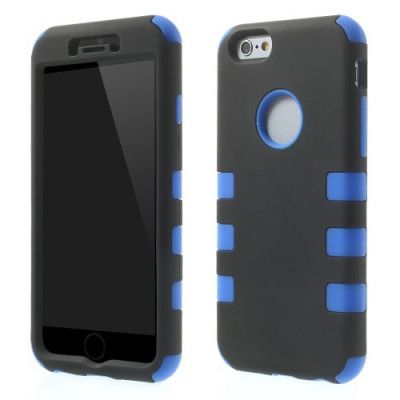 3-in-1 Snap-On Combo Skal till Apple iPhone 6 / 6S  (Blå)