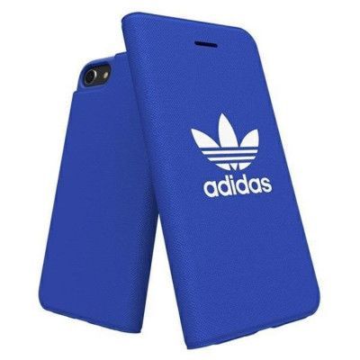 Addidas iPhone 6/6s/7/8/SE 2020 Plånboksfodral Canvas - Blå