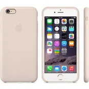 Apple Läderfodral (iPhone 6) - Blekrosa