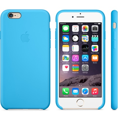 Apple Silikonfodral (iPhone 6) - Rosa