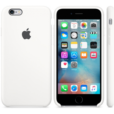 Apple Silikonskal (iPhone 6/6S) - Grafitgrå