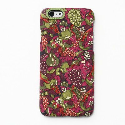 Avoc Liberty Art Fabric Baksideskal till Apple iPhone 6 / 6S - Wine
