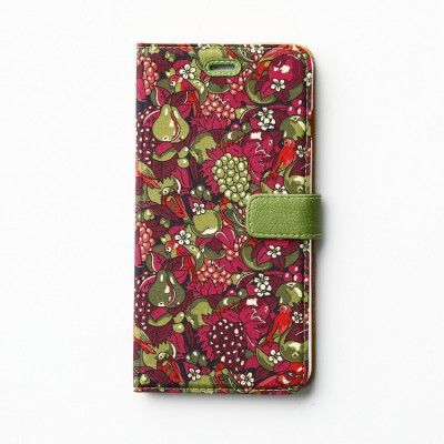 Avoc Liberty Art Fabrics Plånboksfodral till Apple iPhone 6 / 6S - Wine