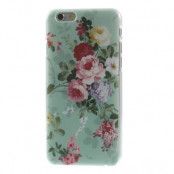 Baksideskal till Apple iPhone 6 / 6S  - Blå Rosa Blommor
