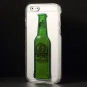 BaksideSkal till Apple iPhone 6 / 6S - Liquid Beer Bottle (Green)