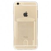 BASEUS Kangaroo Skal med kortfack till Apple iPhone 6 / 6S (Transparent)
