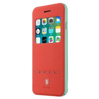 BASEUS Terse Young Series Mobilfodral till Apple iPhone 6 / 6S (Röd)