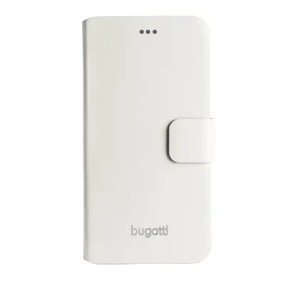 BUGATTI Äkta Läder Geneva Fodral till Apple iPhone 6 / 6S - Vit