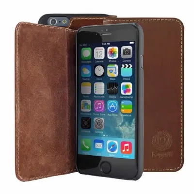 Bugatti - BookCover Oslo (iPhone 6/6S) - Brun
