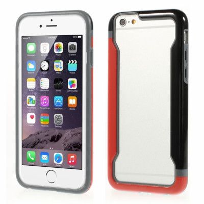 Bumper skal till Apple iPhone 6 / 6S  - Svart/Röd