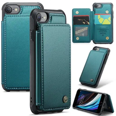 CASEME C22 Fodral för iPhone 6/6s/7/8/SE 2020/2022 - Grön