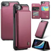 CASEME C22 Fodral för iPhone 6/6s/7/8/SE (2020/2022) Röd