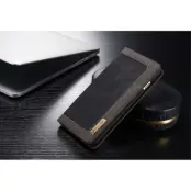 Caseme Canvas Plånboksfodral till iPhone 6/6S - Svart