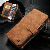 Caseme Plånboksfodral i läder till Apple iPhone 6(S) Plus - Brun