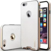 Caseology Bumper Frame Skal till Apple iPhone 6 / 6S - Carbon Vit