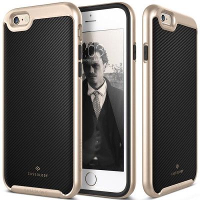 Caseology Envoy Carbon Skal till Apple iPhone 6(S) Plus - Svart
