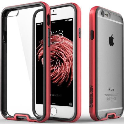 Caseology Fusion Bumper Skal till Apple iPhone 6 / 6S - Röd